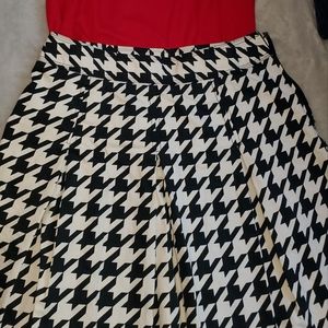 Houndstooth Skirt